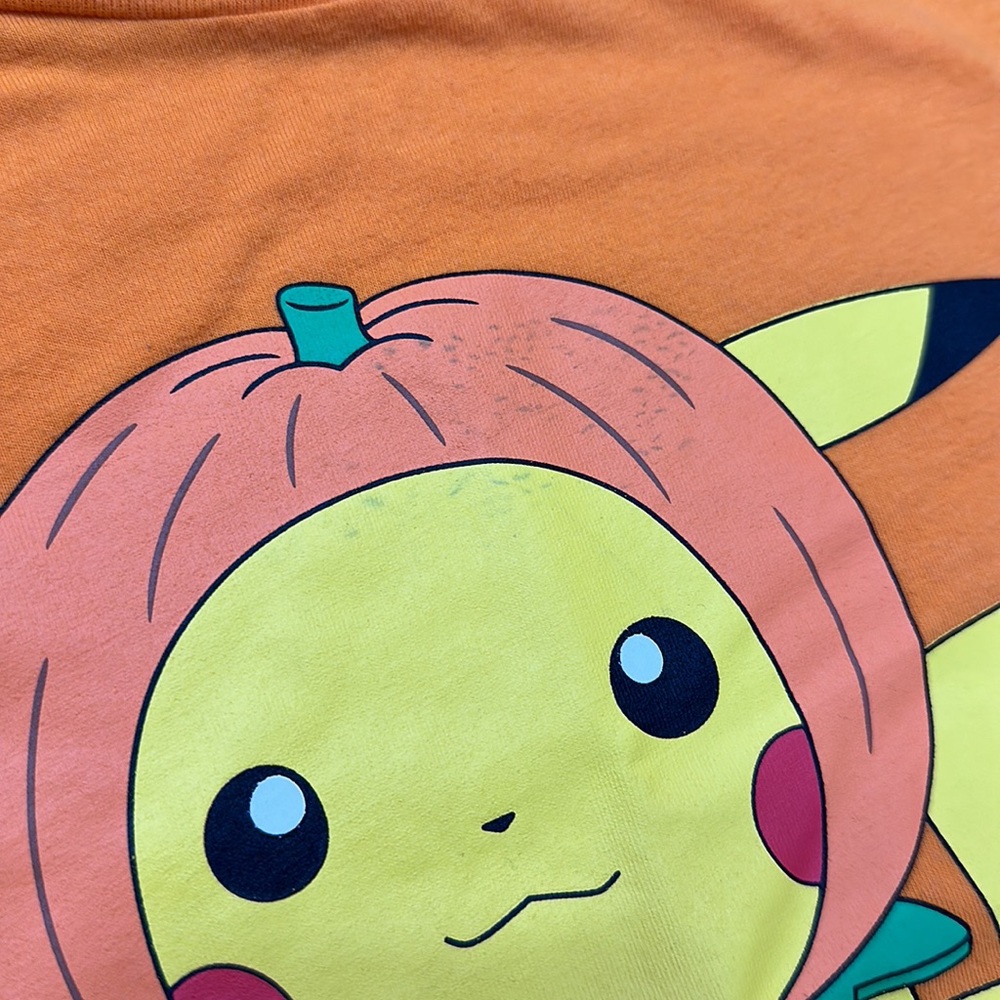Pokemon Pikachu Sequin Pumpkin Tee 🎃⚡️🎃 - Picture 7 of 7